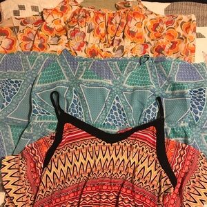 Bundle. One Tribal romper, one Gap dress, one Old Navy dress